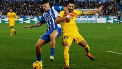 الدوري الإسباني.. برشلونة يتجاوز ألافيس بثلاثية