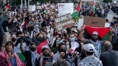 جامعة كولومبيا تلغي حضور الطلبة بعد احتجاجات مؤيدة للفلسطينيين