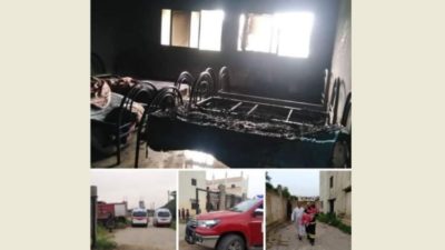 3 إصابات في حريق داخل دار الأيتام في بلدة برج العرب العكارية