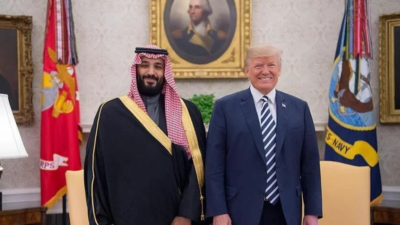 اتصال بين ترامب وبن سلمان