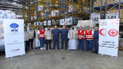قوى الأمن تتسلّم هبة كبيرة من الأدوية مقدمة من الهلال الأحمر الإماراتي بواسطة الصليب الأحمر اللبناني