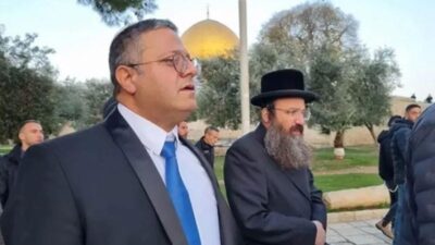 بن غفير يقتحم المسجد الأقصى: صعدت إلى جبل الهيكل من أجل عودة المختطفين