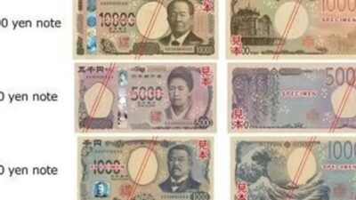 أول أوراق نقدية جديدة في اليابان منذ 20 عاماً تستخدم تقنية “الهولوغرام”