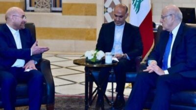 ميقاتي خلال لقائه قاليباف: أولويتنا هي وقف العدوان الإسرائيلي