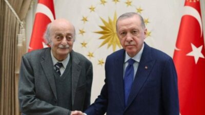 أردوغان يؤكد بعد لقائه جنبلاط على استعداد تركيا لدعم لبنان