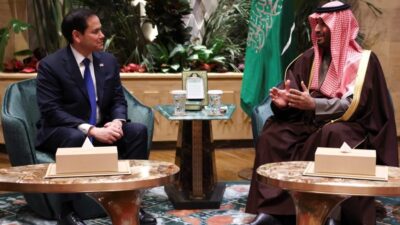 ولي العهد السعودي يستقبل وزير الخارجية الأمريكي روبيو في الرياض