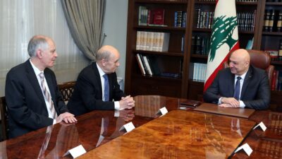 الرئيس عون يلتقي لودريان