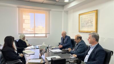 بهية الحريري عرضت مع أولفير ويلس  مجالات التعاون بين مؤسستي الحريري وبيرجهوف الألمانية