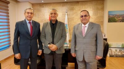 رئيس بلدية صيدا د. بديع إستقبل  سفير الجزائر الجديد السيد كمال بوشامة في زيارة تعارف وبحث سبل تعزيز العلاقات