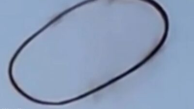 ظهور حلقة سوداء في سماء مدينة أميركية