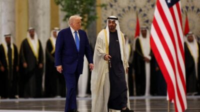 رئيس دولة الإمارات يستقبل ترامب بقصر الوطن في أبوظبي.. ماذا في التفاصيل