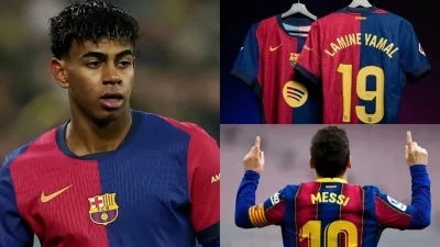 على خطى ميسي.. يامال من القميص 19 إلى 10