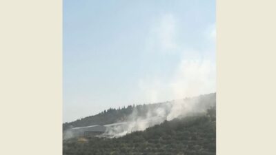 حريق بمعمل فرز النفايات في المنية