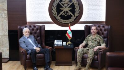 استقبالات العماد قائد الجيش