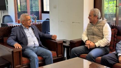 النائب اسامة سعد يستقبل المهندس مصطفى حجازي المرشح لرئاسة بلدية صيدا