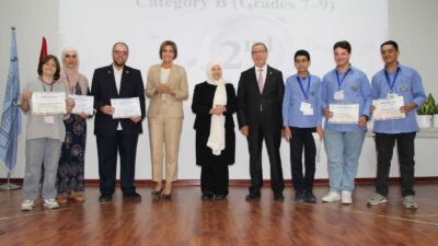 برعاية وحضور وزيرة البيئة تمارا الزين  "جمعية المقاصد – صيدا" كرمت الطلاب الفائزين  في مسابقة "المشاريع البيئية لتعزيز التنمية المستدامة"  تحت شعار "OUR POWER, OUR PLANET"