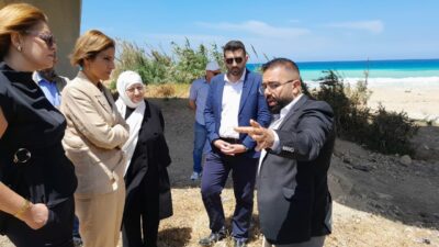 وزيرة البيئة تمارا الزين تفقدت برفقة بهية الحريري عند مصب الأولي
