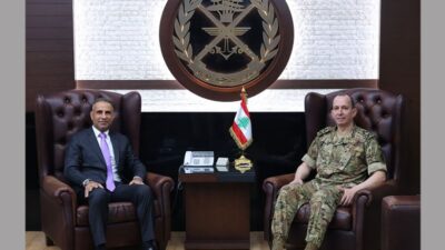 استقبالات العماد قائد الجيش