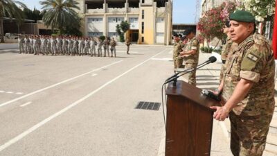 بالصور - رئيس الأركان يتفقَّد فوج مغاوير البحر في عمشيت