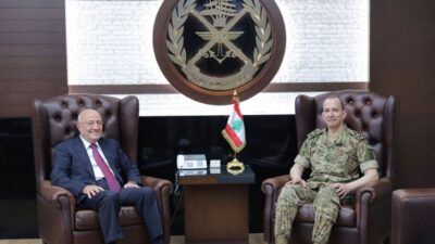 استقبالات العماد قائد الجيش