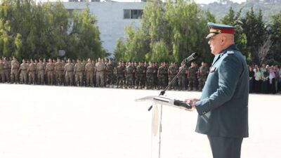 تلاوة أمر اليوم بمناسبة الذكرى الخامسة والعشرين لعيد المقاومة والتحرير