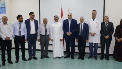 وزير الصحة زار مستشفى الحريري برفقة وفد إماراتي للاطلاع على أوضاعه: