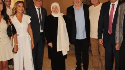 بهية الحريري كرمت البرفسور غسان أبو علفا لمنحه الدكتوراه الفخرية بعلم الأمراض السرطانية