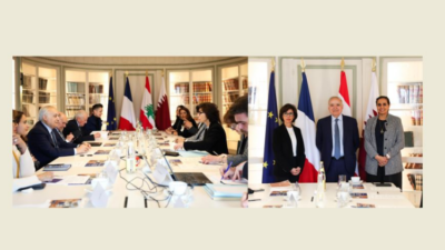 اجتماع في وزارة الثقافة الفرنسية بين وزير الثقافة ونظيرته الفرنسية عرض لسبل احياء التراث اللبناني