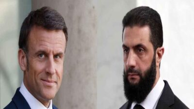 ماكرون سيطلب من الشرع حماية المدنيين في سوريا