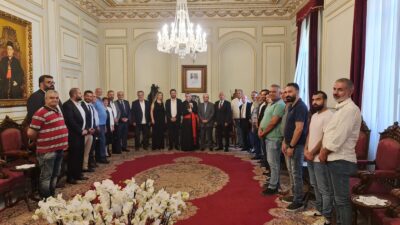 البطريرك مار بشارة بطرس الراعي  يستقبل وفدا من رؤساء بلديات الكورة