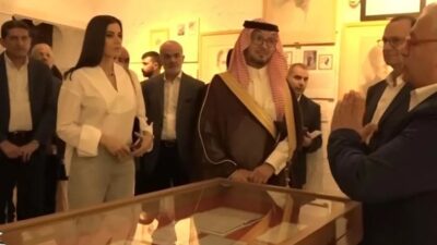 السفير السعودي يجول في "متحف جبران" برفقة ستريدا جعجع
