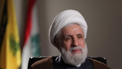 قاسم إلتقى عراقجي‏: تأكيد على أهمية دور ‏إيران ‏الإيجابي في المنطقة ودعمها للمقاومة الفلسطينية وشعبها