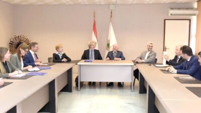 وفد الإتحاد الأوروبي والبنك الأوروبي للإستثمار في غرفة طرابلس الكبرى : بحث في فرص التعاون الإقتصادي وتعزيز الشراكات