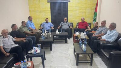 التنظيم الشعبي الناصري يلتقي قوى التحالف الفلسطيني في عين الحلوة: تأكيد على الوحدة ودعم نضال الشعب الفلسطيني