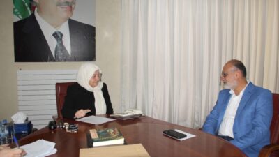 الحريري التقت لجنة تجار "حسبة صيدا"  ورئيس بلدية البرامية  ووفدين من طبايا ومتقاعدي قوى الأمن   ومديرة الصحة-5 ورئيس إقليم كاريتاس