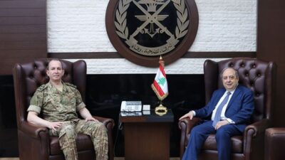 استقبالات العماد قائد الجيش