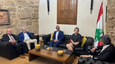 الحوّاط بحث مع السفيرة البولندية في الملفات السياسية