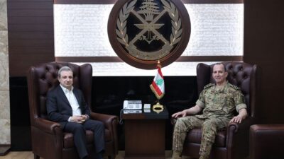 استقبالات العماد قائد الجيش