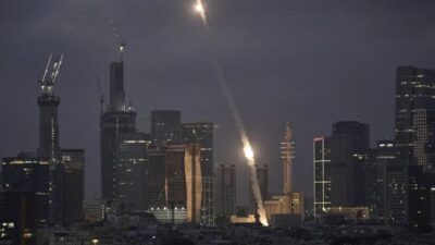 سقوط صاروخ إيراني على حيفا