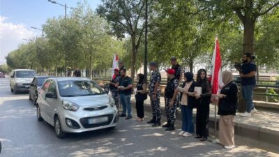حواجز محبة أقامتها جمعية الهُمَام بالتعاون مع قوى الأمن الداخلي بمناسبة عيدها الـ164