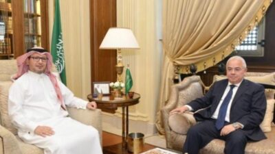 سكاف ‏بعد لقائه البخاري‬⁩: لتحييد ⁧‫لبنان‬⁩ عن جحيم يلف المنطقة بنيرانه