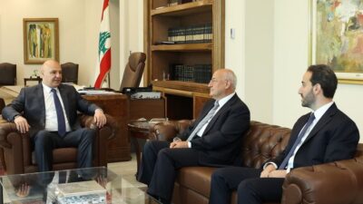 الرئيس عون يستعرض التطورات مع العريضي.. ويتلقى دعوة من دير القمر