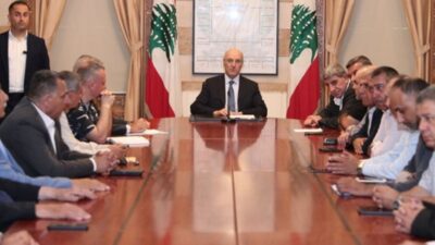 الحجار التقى سامي الجميل والبعريني وإطلع من إتحاد النقل البري على مطالب القطاع