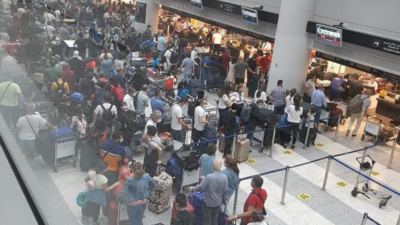 زحمة في مطار بيروت مع استئناف تدريجي لحركة الطيران