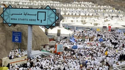أكثر من مليون مسلم يبدأون مناسك الحج... والحجاج يتوجّهون إلى ‏مشعر منى لقضاء يوم التروية