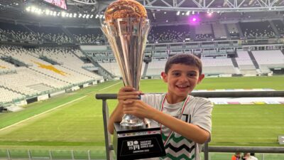 راين أبي نجم يتألّق عالمياً ويفوز في بطولة كأس العالم لأكاديميات جوفنتوس في إيطاليا J